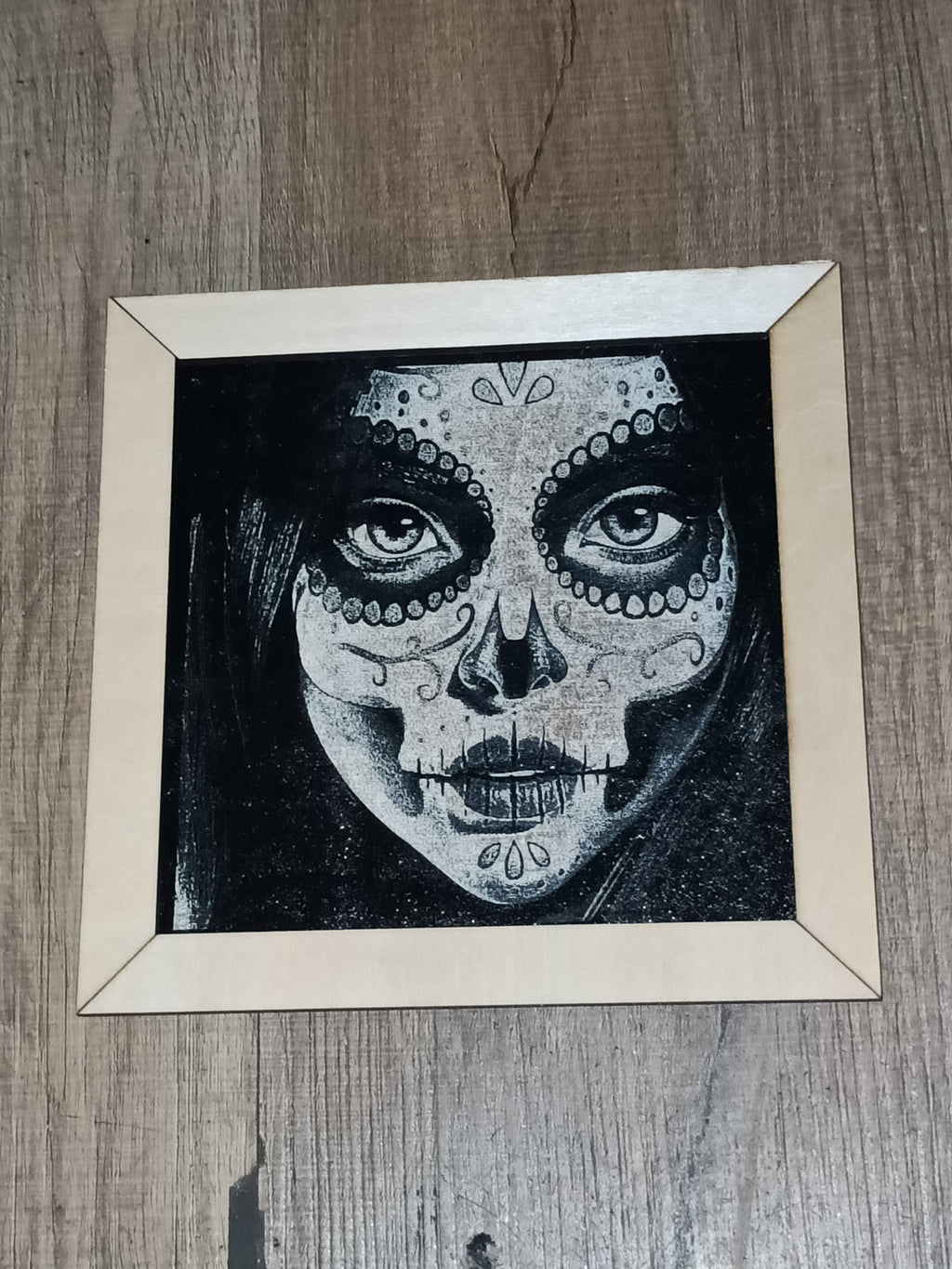 Custom Engraved Wood Art Panel – Dual-Purpose Photo Frame