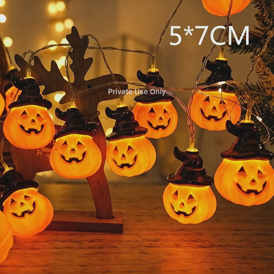 Halloween Pumpkin LED String Light